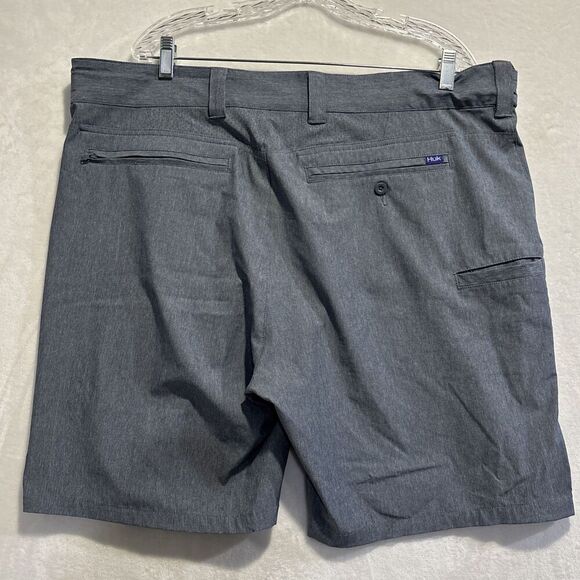 Huk Beacon Men's XXL Blue 9" Inseam Shorts Fishing Stretch Performance Outdoors - Picture 6 of 15